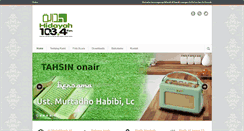 Desktop Screenshot of hidayahfm.com